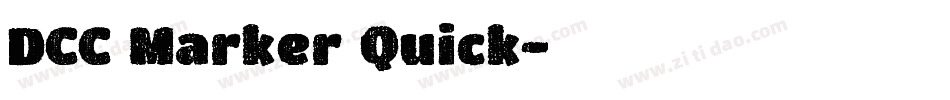 DCC Marker Quick字体转换